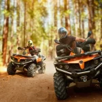 Riding an Quad 4 atv-riders